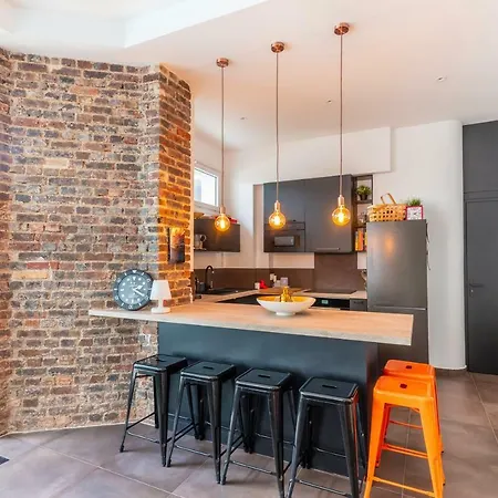 Апартаменты Monceau - Duplex Family Loft Париж
