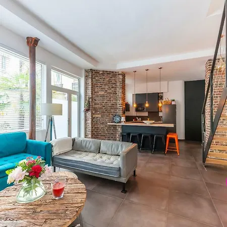 Апартаменты Monceau - Duplex Family Loft Париж